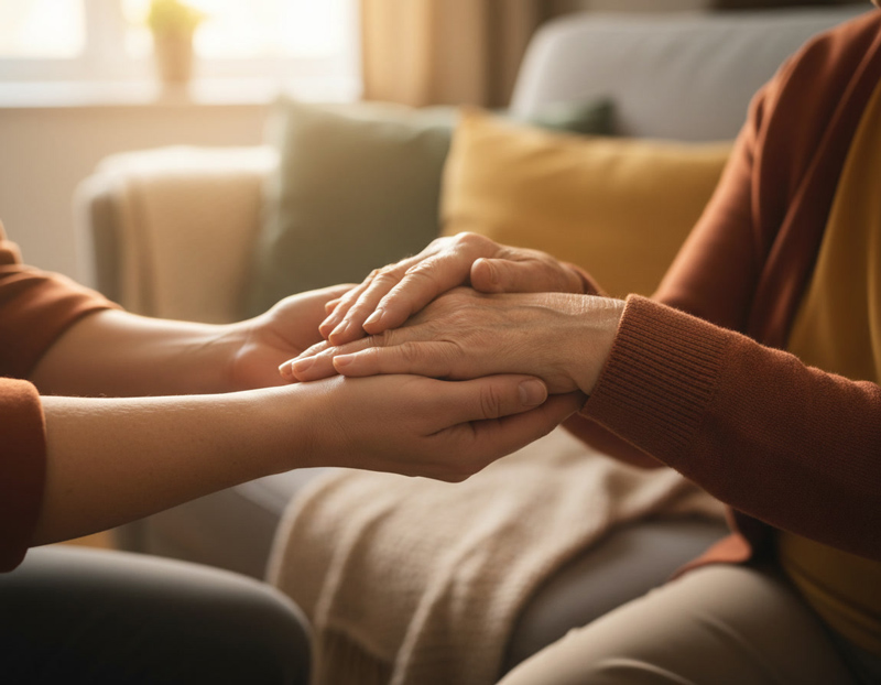 Ergotherapie - helfende Hände